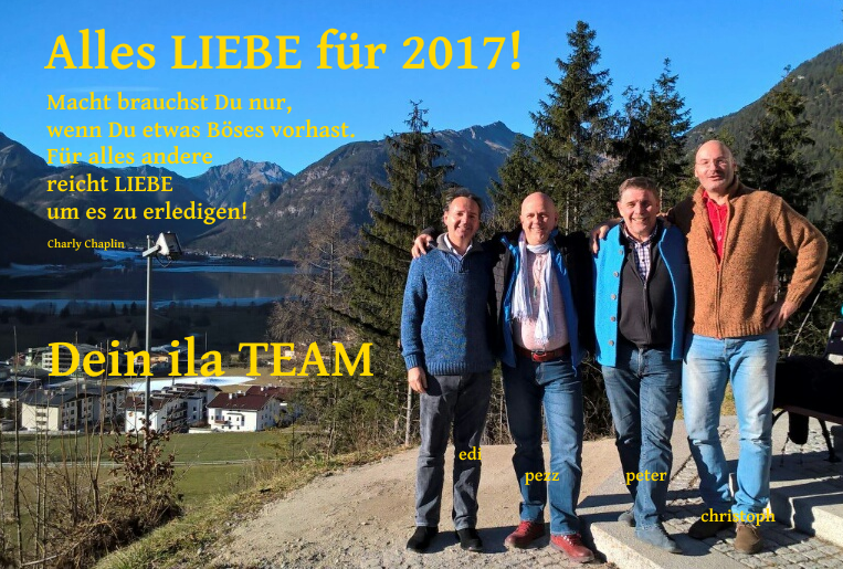 ila - integrale Lebensarchitektur - Licht und Liebe für 2017